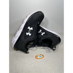 UNDER ARMOUR WOMEN'S CHARGED ASSERT 9 RUNNING SHOE BLACK WHITE SIZE 9
